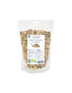 Arroz lentejas y algas bio 500g Algamar